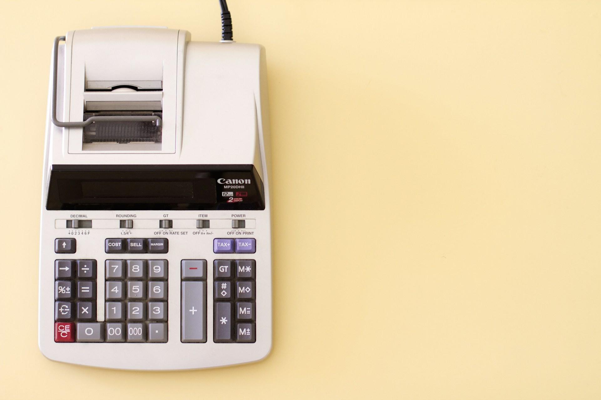 old accountant calculator